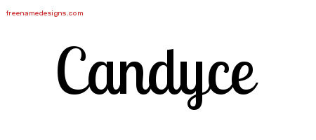 Handwritten Name Tattoo Designs Candyce Free Download