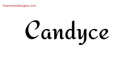 Calligraphic Stylish Name Tattoo Designs Candyce Download Free