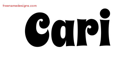 Groovy Name Tattoo Designs Cari Free Lettering