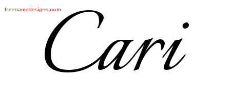 Calligraphic Name Tattoo Designs Cari Download Free