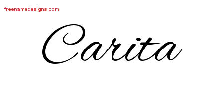 Cursive Name Tattoo Designs Carita Download Free