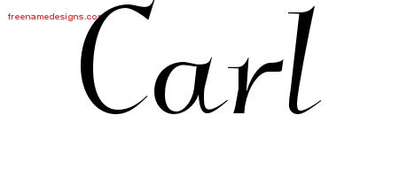Elegant Name Tattoo Designs Carl Download Free