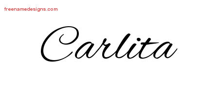 Cursive Name Tattoo Designs Carlita Download Free