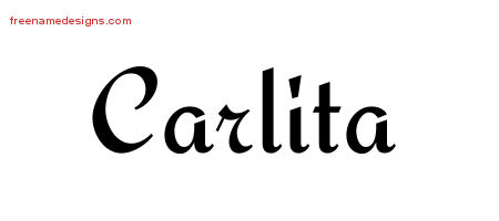 Calligraphic Stylish Name Tattoo Designs Carlita Download Free