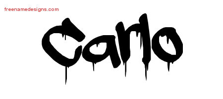 Graffiti Name Tattoo Designs Carlo Free