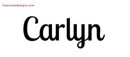 Handwritten Name Tattoo Designs Carlyn Free Download