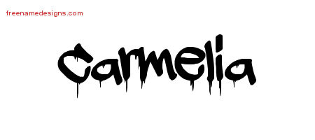 Graffiti Name Tattoo Designs Carmelia Free Lettering