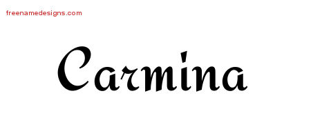 Calligraphic Stylish Name Tattoo Designs Carmina Download Free