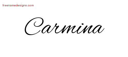 Cursive Name Tattoo Designs Carmina Download Free
