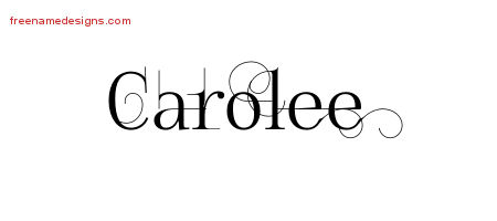 Decorated Name Tattoo Designs Carolee Free