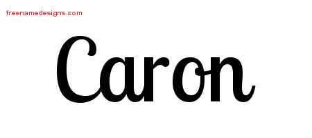 Handwritten Name Tattoo Designs Caron Free Download