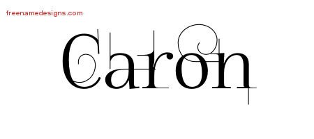 Decorated Name Tattoo Designs Caron Free