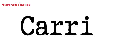 Typewriter Name Tattoo Designs Carri Free Download