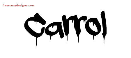 Graffiti Name Tattoo Designs Carrol Free