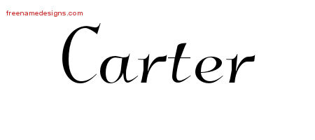 Elegant Name Tattoo Designs Carter Download Free