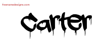 Graffiti Name Tattoo Designs Carter Free