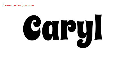 Groovy Name Tattoo Designs Caryl Free Lettering