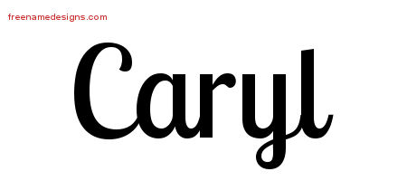 Handwritten Name Tattoo Designs Caryl Free Download