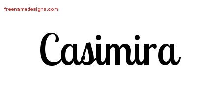 Handwritten Name Tattoo Designs Casimira Free Download