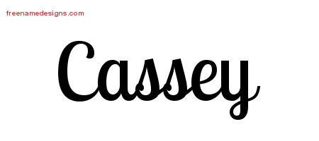 Handwritten Name Tattoo Designs Cassey Free Download