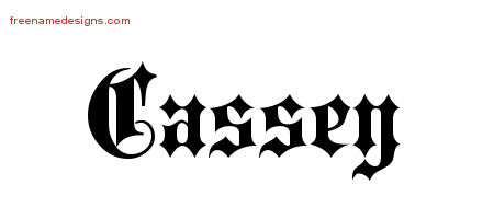 Old English Name Tattoo Designs Cassey Free