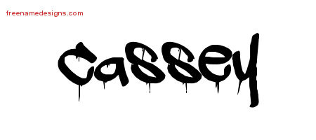 Graffiti Name Tattoo Designs Cassey Free Lettering