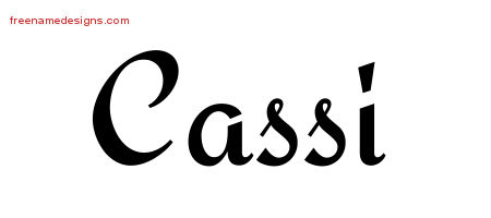 Calligraphic Stylish Name Tattoo Designs Cassi Download Free