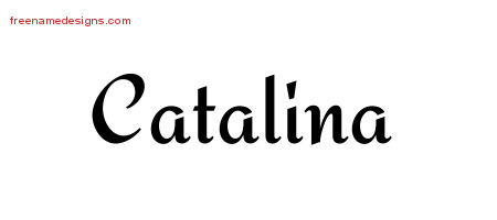 Calligraphic Stylish Name Tattoo Designs Catalina Download Free