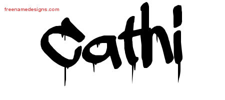 Graffiti Name Tattoo Designs Cathi Free Lettering
