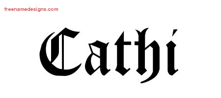 Blackletter Name Tattoo Designs Cathi Graphic Download