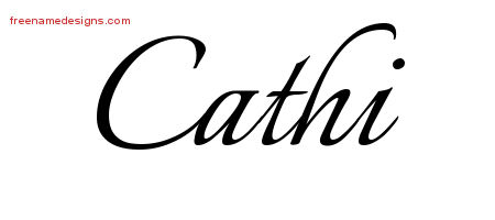 Calligraphic Name Tattoo Designs Cathi Download Free