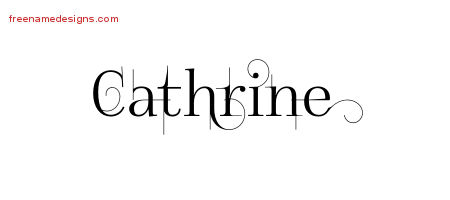Decorated Name Tattoo Designs Cathrine Free