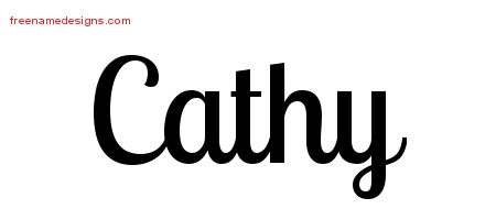 Handwritten Name Tattoo Designs Cathy Free Download