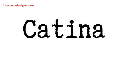 Typewriter Name Tattoo Designs Catina Free Download