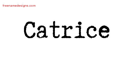 Typewriter Name Tattoo Designs Catrice Free Download