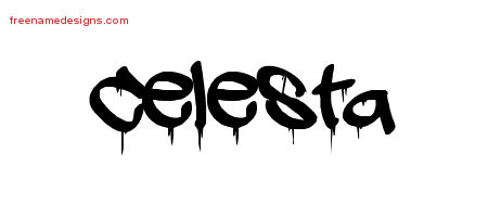 Graffiti Name Tattoo Designs Celesta Free Lettering