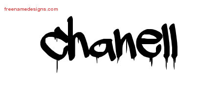 Graffiti Name Tattoo Designs Chanell Free Lettering