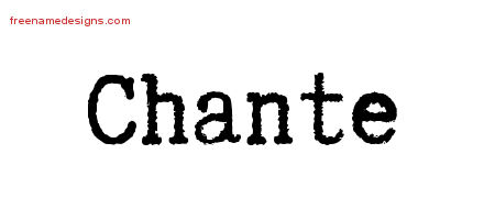 Typewriter Name Tattoo Designs Chante Free Download