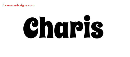 Groovy Name Tattoo Designs Charis Free Lettering