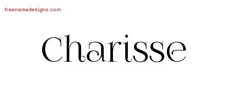Vintage Name Tattoo Designs Charisse Free Download