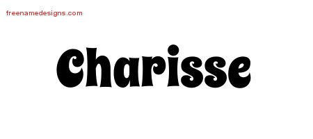 Groovy Name Tattoo Designs Charisse Free Lettering