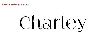 Vintage Name Tattoo Designs Charley Free Printout