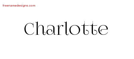 Vintage Name Tattoo Designs Charlotte Free Download