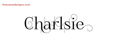 Decorated Name Tattoo Designs Charlsie Free