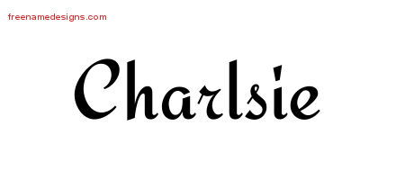 Calligraphic Stylish Name Tattoo Designs Charlsie Download Free