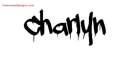Graffiti Name Tattoo Designs Charlyn Free Lettering