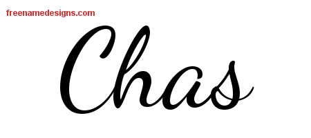 Lively Script Name Tattoo Designs Chas Free Download