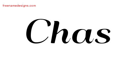 Art Deco Name Tattoo Designs Chas Graphic Download