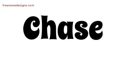 Groovy Name Tattoo Designs Chase Free