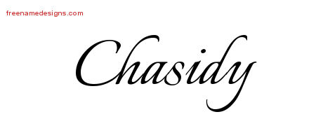 Calligraphic Name Tattoo Designs Chasidy Download Free
